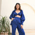Textured Blue Co-ord Set
